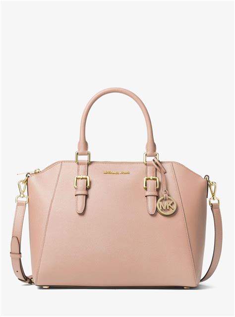 michael kors ciara large tote review|Michael Kors Ciara Satchel Large in Saffiano Leather .